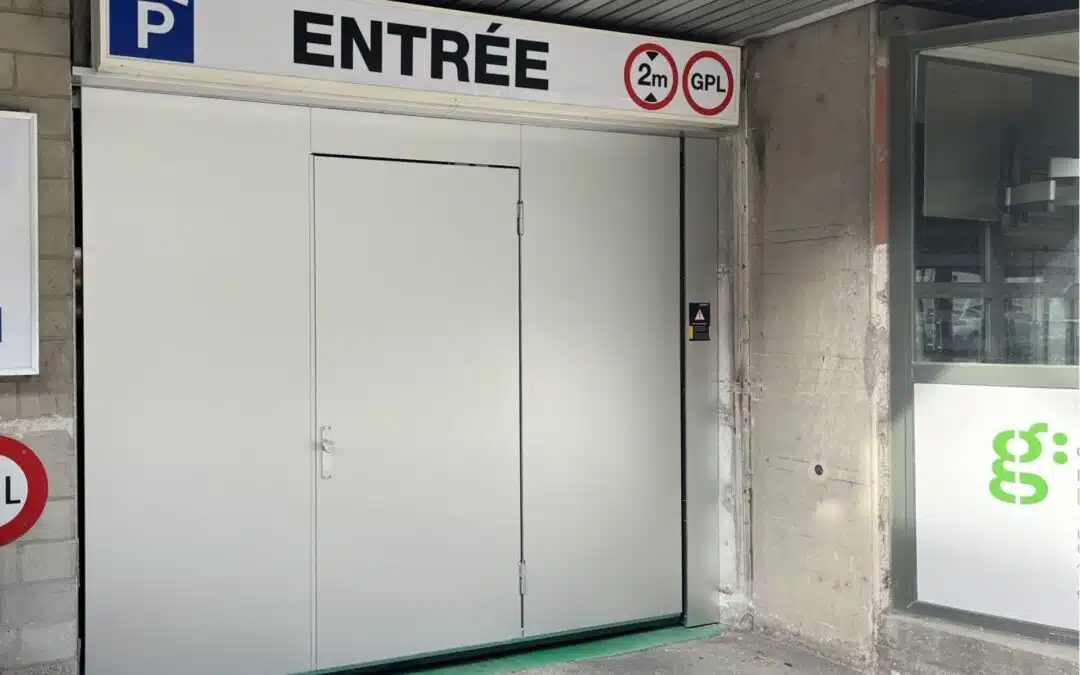 Nicht überlaufende Türe für öffentliche oder private Parkplätze