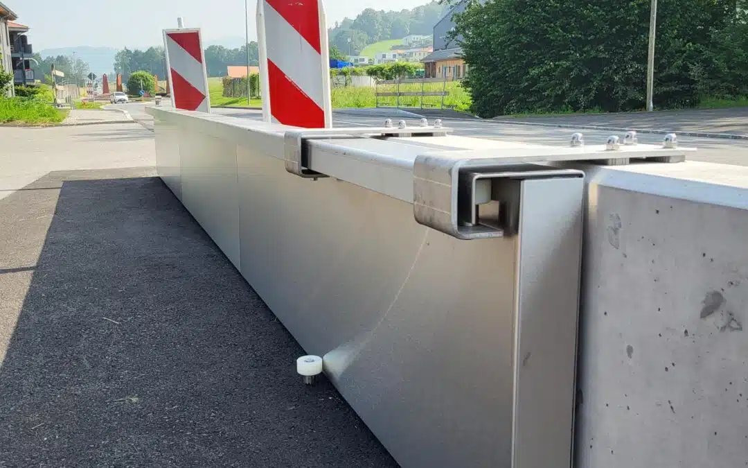 Dispositif anti-crue coulissant, en inox