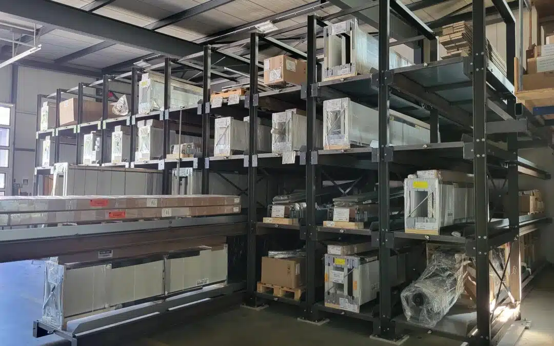 Système de stockage en porte à faux